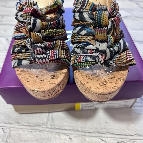 Fergie Quixotic Zebra Platform Wedge Heels - Picture 6 of 9